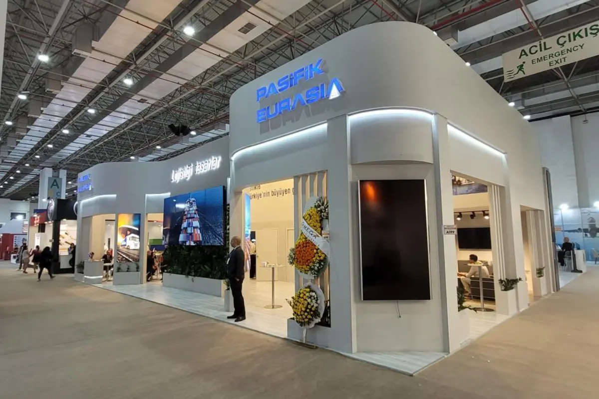 Corporate exhibition stand for Pasifik Eurasia