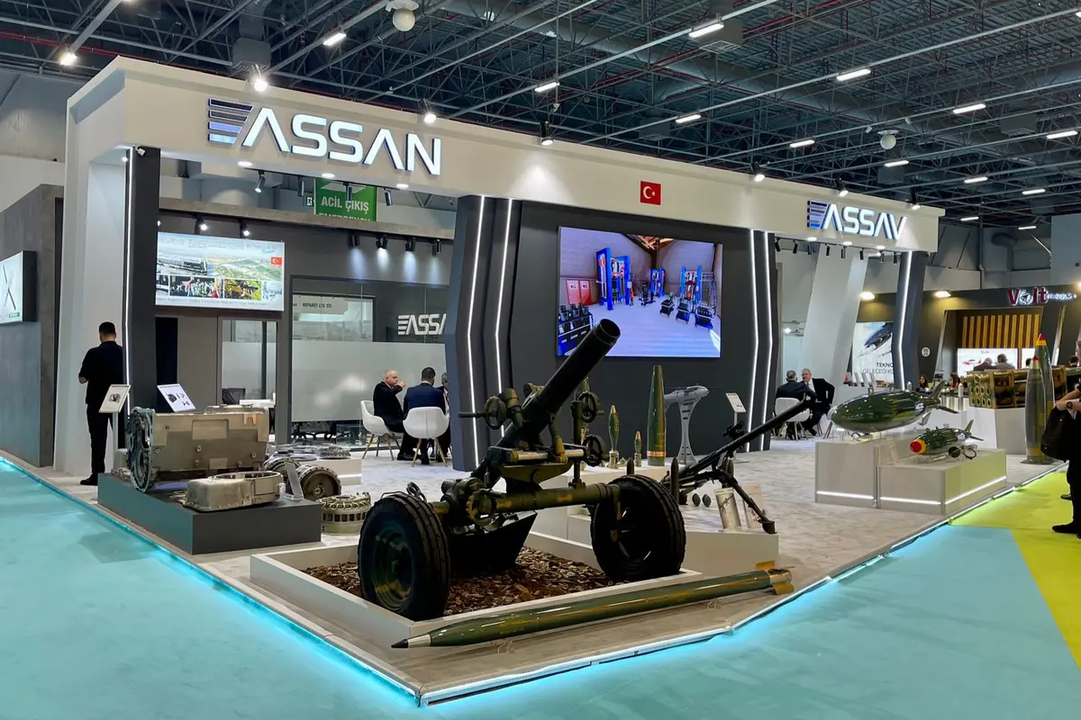 Industrial exhibition stand built by VAV Group